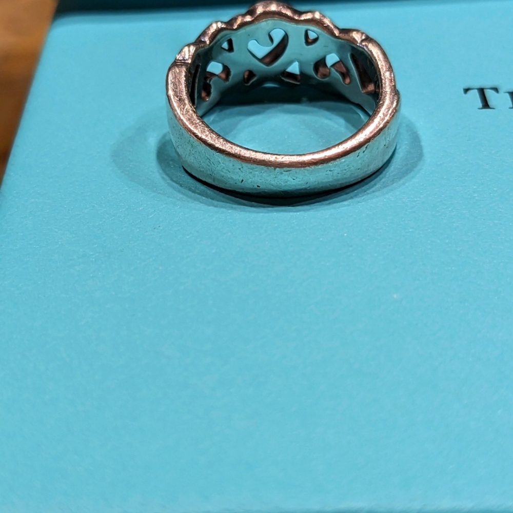 TIFFANY & CO. PALOMA PICASSO 925 Silver ring, size 6 EUC - Picture 5 of 5